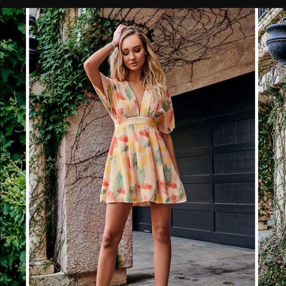 NanaMacs Leaf Me Alone Dress